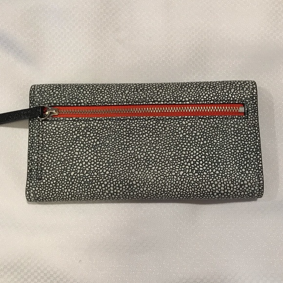 Bundle Tory Burch Zip Continental Purple Leather Wallet and Halogen Gray Wallet - Picture 11 of 12